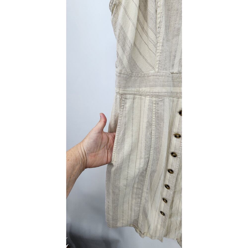 Prana Women's Hemp Organic Cotton Blend Overall Dress Light‎ Weight Medium - Picture 5 of 7